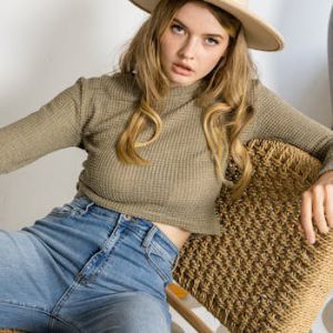 Ribbed Pullover Sweater