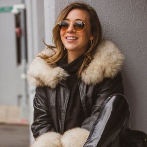 Leather Bomber Jacket