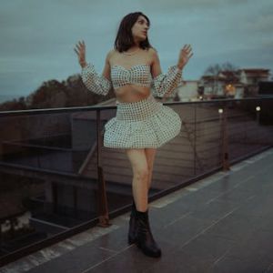 Elastic Waist Slip Skirt